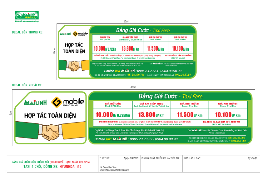 Taxi Mai Linh ở Vinh